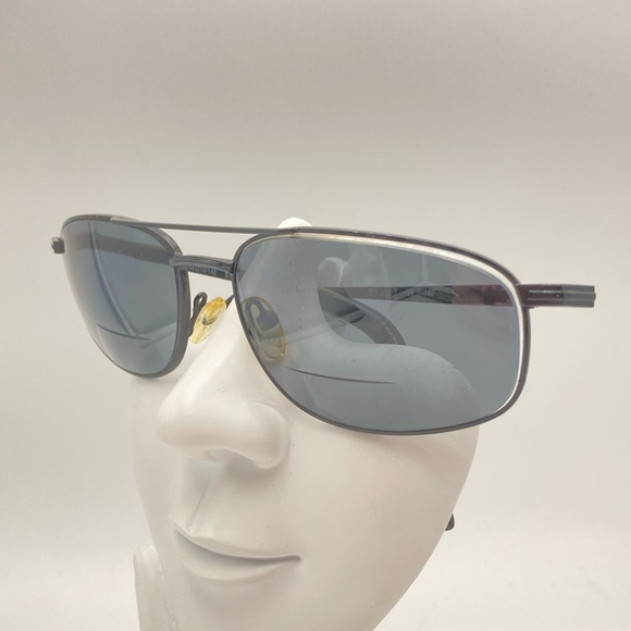 Vintage Bill Blass Black Aviator Sunglasses Frames - Picture 3 of 6